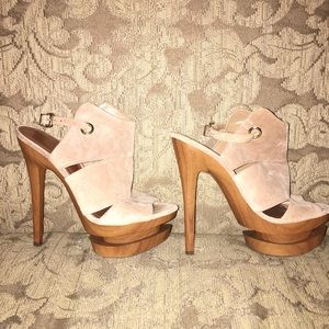 Jessica Simpson Platform Suede Sandals